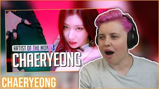 REACTION to ITZY's CHAERYEONG - STUDIO CHOOM ARTIST OF THE MONTH 'CRY FOR ME' PERFORMANCE VIDEO
