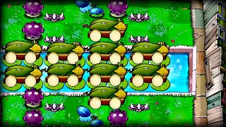 Pumpkinless/Sunflowerless in Survival Pool Endless | Plants Vs. Zombies | 3500+ Flags