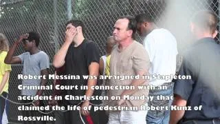 Driver Robert Messina arraigned after man falls off his car and dies