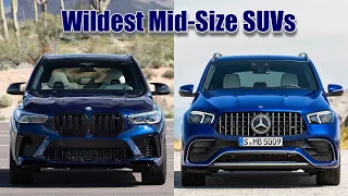 2021 Mercedes-AMG GLE 63 S vs BMW X5 M Competition – Wildest Mid-Size SUVs