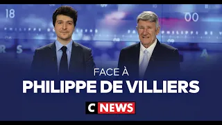 Face à Philippe de Villiers / 10 mai 2024 (CNews)