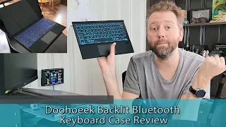 CASE FOR YOUR SAMSUNG TAB S8 PLUS - Doohoeek Backlit Bluetooth Keyboard Case Review