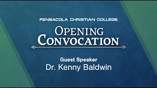 Let's Go to Penuel, Dr. Kenny Baldwin, Opening Convocation Spring 2023