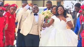 Hon. Zaake & wife arrival at Wedding reception. Geofrey Lutaaya and NUP Mps dance on entourage