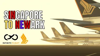 [World's Longest Flight] Singapore - Newark | Singapore Airlines A359 | Infinite Flight Multiplayer