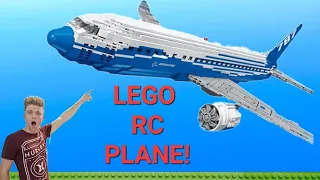 LEGO PLANE! will it fly with lego motors?