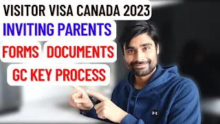 How to Apply for VISITOR VISA for PARENTS | GC Key | Canada 2023 |