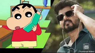 Vijay and shinchan cross talk 1 comedy 😂😂