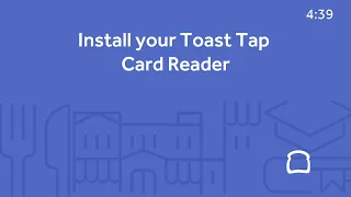 Install your Toast Tap Card Reader