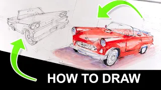 Beginner's Guide for How to Draw Cars [EASY Step-by-Step Process]