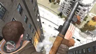 GTA 4 - Прыжок с гранатомётом.