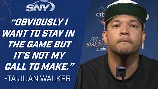 Mets vs Giants: Taijuan Walker 'surprised' he was pulled in the 7th inning | Mets Post Game | SNY