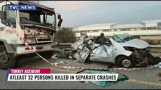 At Least 32 Persons Have Died in Separate Crashes in Turkey