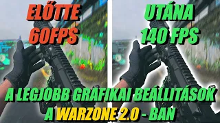 A LEGJOBB GRAFIKAI BEÁLLITÁSOK A WARZONE 2.0-BAN... | AMD RYZEN 5 5600X + RADEON RX5600XT