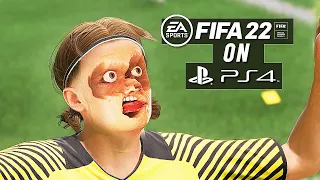 FIFA 22 : PS4 GAMEPLAY 💔  | IS IT WORTH IT? | (PS4 VS PS5) REVIEW
