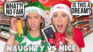 NAUGHTY 👿 🪨VS NICE 😇💎 TARGET SHOPPING CHALLENGE!