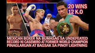 BUMASAG SA UNDEFEATED RECORD NI CASIMERO BAGSAK SA PINOY LIGHTNING NA SA HOME TOWN PA NG KALABAN