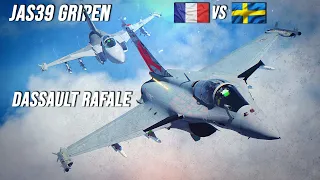 Dassault Rafale Vs Jas39 Gripen Dogfight | Digital Combat Simulator | DCS |