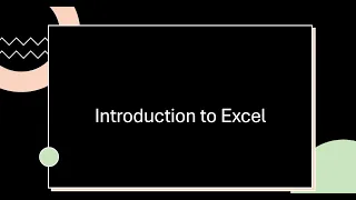 Excel Part 1 ; Basic Excel Functions