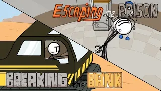 BREAKING THE BANK AND ESCAPING THE PRISON! || The Henry Stickmin Collection Part 1