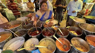 Hyderabad Famous Hardworking Lady Selling Unlimited Meals Non & Veg | 12 Year's Completed