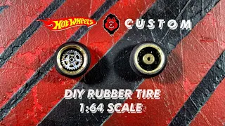 DIY Cheap Rubber Wheels for 1:64 Scale (Hot WHeels, Matchbox, Tomica, etc) Quickie Friday!