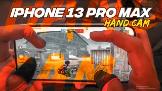 iPhone 13 Pro Max 90FPS Pubg TEST | 4 finger handcam | Gaming Beast 😱😱👿@levior4409 ​