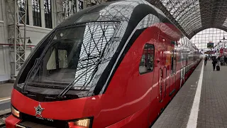 Аэроэкспресс. Киевский вокзал - Внуково. Электропоезд Штадлер Stadler KISS RUS