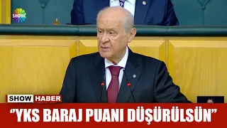 ''YKS baraj puanı düşürülsün''