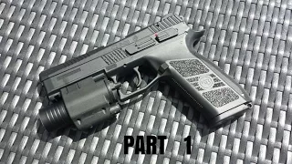 ASG/KJW CZ P09 DUTY Review Part 1 [Airsoft]