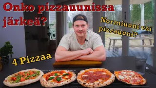 Pizzauunilla pizzaa!