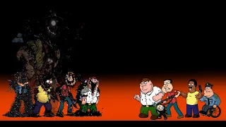 FNF Triple Trouble but Survivor and Pibbified Family Guy Characters sings it