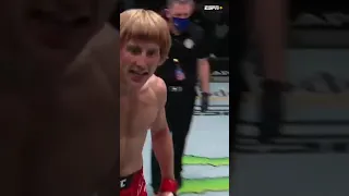 The hype is real 💯 paddy Pimblett the baddy #UFCVegas36 after fight knockout Luigi Vendramini