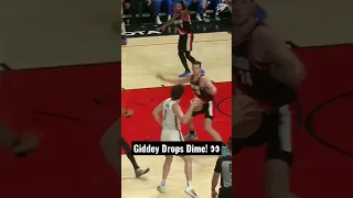 Giddey Drops Dime to KRich 👀 | #NBA #OKCThunder #Shorts