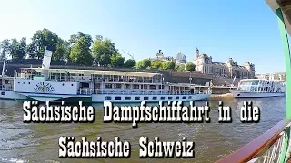 Sächsische Dampfschifffahrt von Dresden in die Sächsische Schweiz