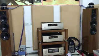 E 560 Accuphase 30w Class A + Elac FS 409 300w + Dp 600 Accuphase