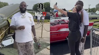 Rick Ross Holds Press Conference To Kick Off His 3rd Annual Car Show! 🚘