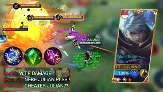 25 KILLS!! THIS IS HOW TO USE JULIAN STILL OP! | JULIAN MAGE BUILD! ( INSANE DAMAGE ) Mobile Legends