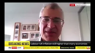 Jonathan Portes on Sky News: Inflation continues to hit the poorest hardest