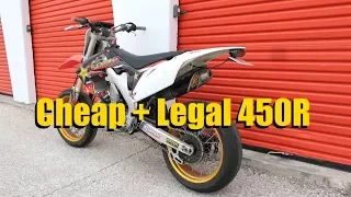 Legal CRF450R - The EASIEST + CHEAPEST WAY!