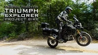 Triumph Explorer 1200 outfitted to the extreme by Twisted Throttle