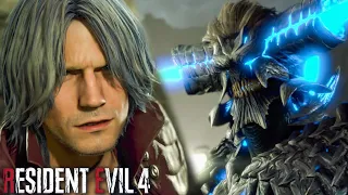 Dante vs Vergil in Resident Evil 4 Remake