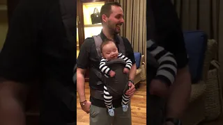 Baby laughs everytime dad coughs