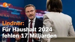 Bundesfinanzminister Lindner zum Haushalt 2024 | Was nun?