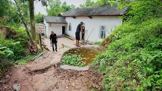 Grandfather gave his grandson an old house and this talented person turned it into a beautiful house