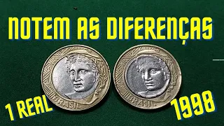 NOVAS MOEDAS RARAS DE 1 REAL CATALOGADAS, NÃO BASTA TER UMA MOEDA, TEM QUE TER A MOEDA