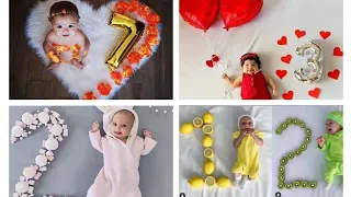 Baby photoshoot ideas #viralvideo #babyphotoshoot #babymonthlyphotoshoot #babycelebration #youtube