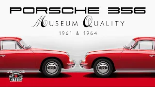 Porsche 356s 1961 & 1964 Exact twins or just car art?