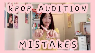 Kpop audition MISTAKES everyone makes! - Giving advice and tips to kpop idol wannabes part 13