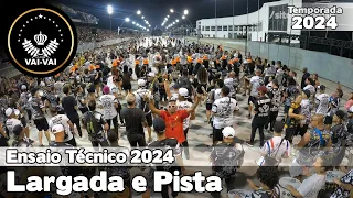 Vai-Vai 2024 | Largada e Pista - Ensaio Técnico | Samba ao vivo - #ETSP24